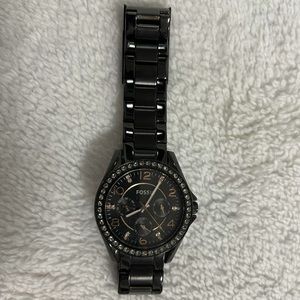Black Women’s Fossil Watch